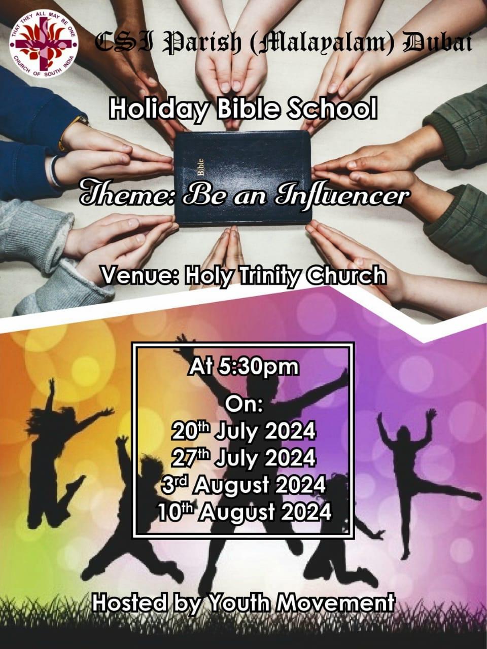 Holiday Bible School